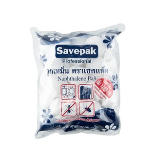 🔥The Best!! เซพแพ็ค  ลูกเหม็น ใหญ่ 1000 ก. แพ็คละ  2 ถุง SAVEPAK DEODORANT BALL BIG 1000 G. PACK. 2 UNITS.