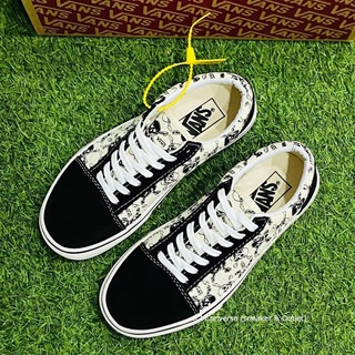 🚩  Old Skool 36 DX Anaheim Factory  Skulls Black/White สินค้าพร้อมกล่อง เช็คไซส์ก่อนสั่ง