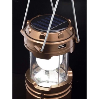 TAILI ตะเกียงโซล่าเซล ชาร์จพลังงานแสงอาทิตย์ ตะเกียงLED Rechargeable Camping Lantern