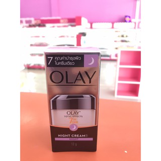 OLAY Total Effect 7in1 Night Cream โอเลย์ โททัล เอฟเฟคส์ ไนท์ครีม 12ml.