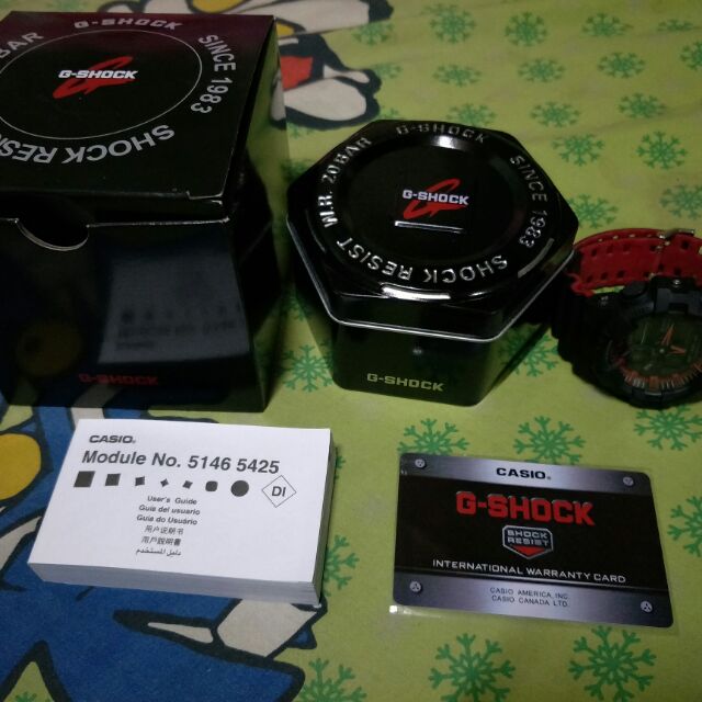 G shock GA-700SE-1A4DR  สีดำแดง