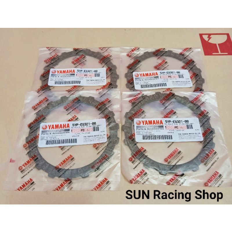 แผ่นครัช (แท้ศูนย์) SPARK135 / สปาร์ค135 / WAVE125 / เวฟ125ทุกรุ่น ( 4แผ่น)