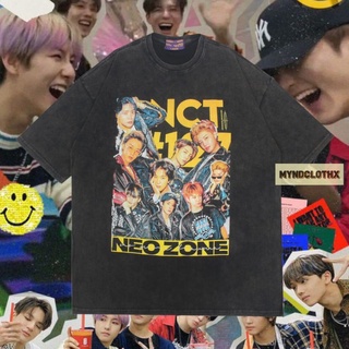 ถูกสุดๆเสื้อยืด พิมพ์ลายศิลปินเกาหลี TOXIC1805 NCT 127 สีดํารหัสเต็ม