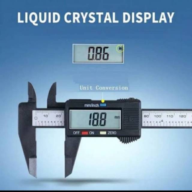 Digital Vernier Caliper sketmat Sigmat Vernier Caliper ของเหลว LCD วัด