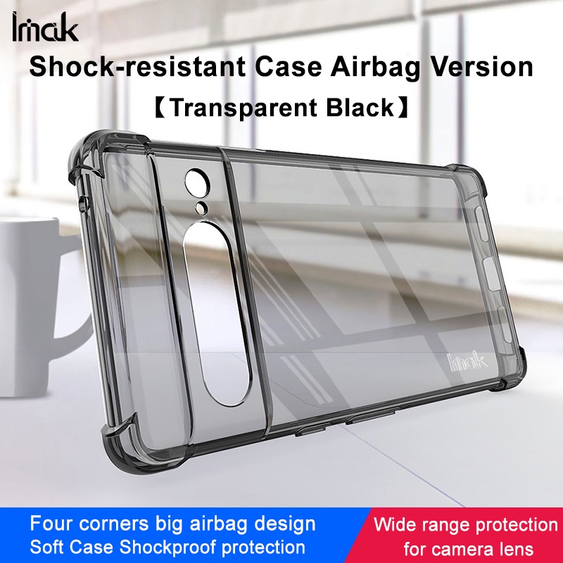 Imak สําหรับ Google Pixel 7 Pro เคสกันกระแทก Clear Soft TPU Case Pixel7 เคสซิลิโคนใสฝาหลัง
