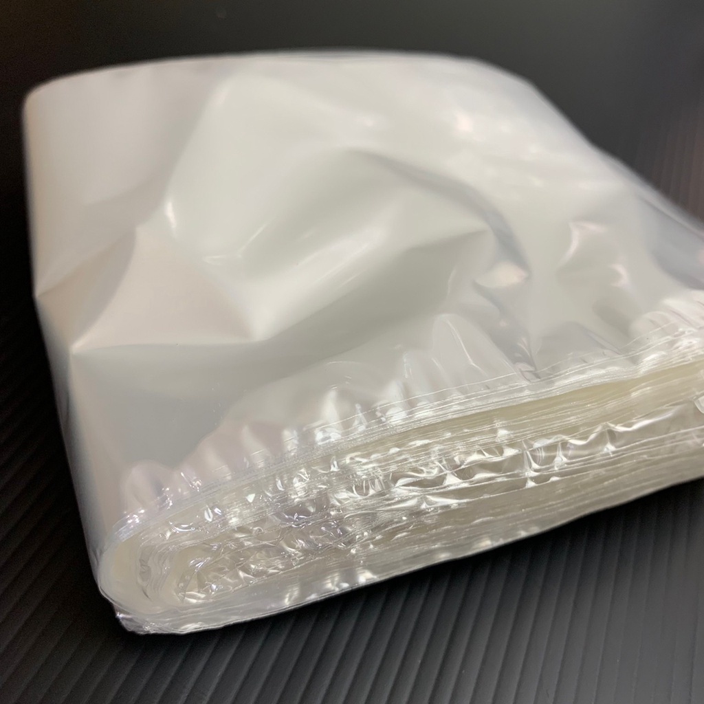 *ทักแชทเช็คขนาดก่อนสั่งซื้อ*ฟิล์มหด POFเนื้อนิ่ม สำหรับหุ้มกล่องผลิตภัณฑ์ (ปากถุง)กว้าง4.5"x ยาว8"