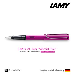 Lamy AL-star "Vibrant Pink" Fountain Pen 2018 Special Edition - ปากกาหมึกซึมลามี่อัลสตาร์ รุ่นไวแบรนต์พิงค์