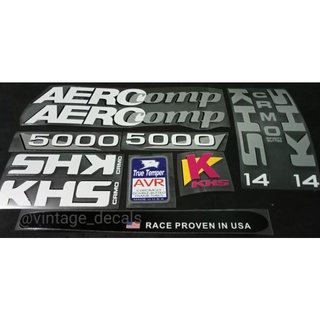 สติกเกอร์ ลาย Khs AERO สําหรับติดตกแต่งรถจักรยาน