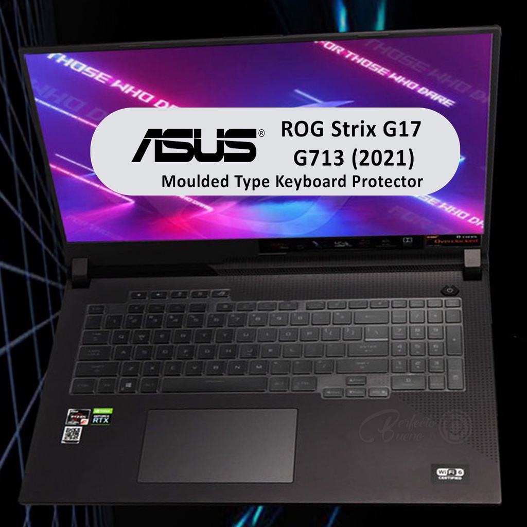 เคสแป้นพิมพ์ TPU สําหรับ Asus ROG Strix G17 G713 G713QR G713Q G713 QR QM 17.3 นิ้ว 2021
