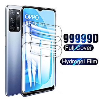 ฟิล์มไฮโดรเจล ป้องกันเต็มจอ ไม่ใช่กระจก สําหรับ OPPO A98 A78 A58 A17K A77 A77s A57 A96 A76 A95 A74 A54 A93 A16 A16K A15s A93 A55 A53 A33 A32 A92 A72 A52 A91  F11 F9 Pro 4G 5G