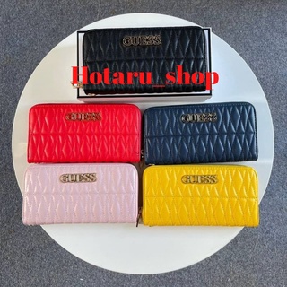 GUESS FACTORY WOMENS LONG WALLET กระเป๋าสตางค์ใบยาว สวยมากค่ะ ดีเทลเก๋ เรียบหรู