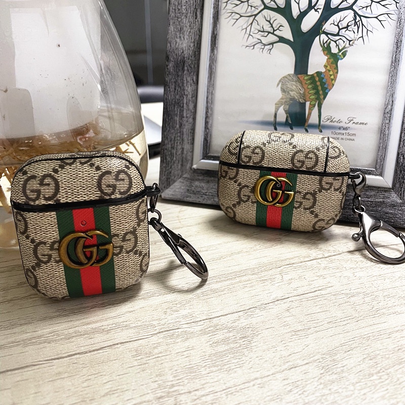 เคสหูฟังหนัง พร้อมพวงกุญแจ หรูหรา สําหรับ AirPods Pro 2 3 AirPods 1 2 3