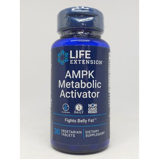 Life Extension AMPK Metabolic Activator 30  tablets : ลดน้ำหนัก, ควบคุมสมดุลของระบบการเผาผลาญ ( วันหมดอายุ  01 / 2024 )