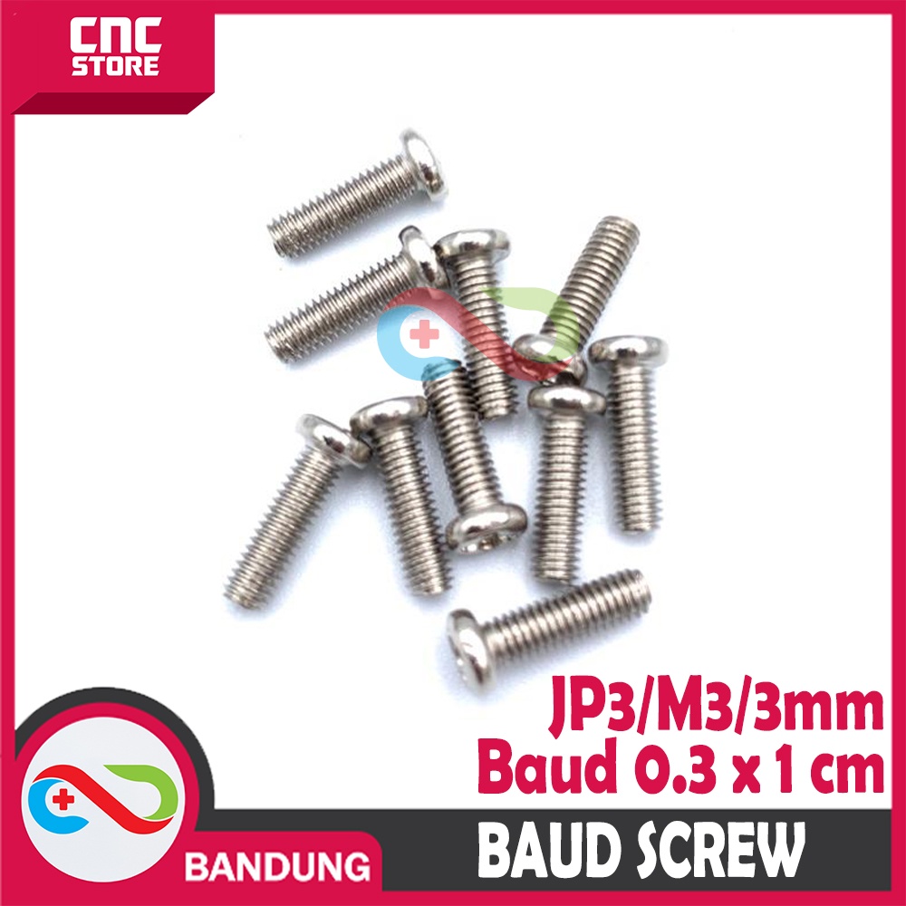 10PCS SPACER BOLT 3MM JP3 10MM LENGTH