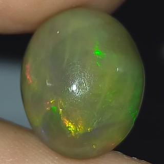 พลอย โอปอล เอธิโอเปีย ธรรมชาติ แท้ ( Natural Opal Ethiopia ) หนัก 3.66 กะรัต