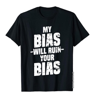 เสื้อยืดผ้าฝ้ายพิมพ์ลายแฟชั่น เสื้อยืด ผ้าฝ้าย พิมพ์ลาย K-Pop Bias Ruin Your Bias Merchandise Merch สไตล์เรโทร สําหรับผู