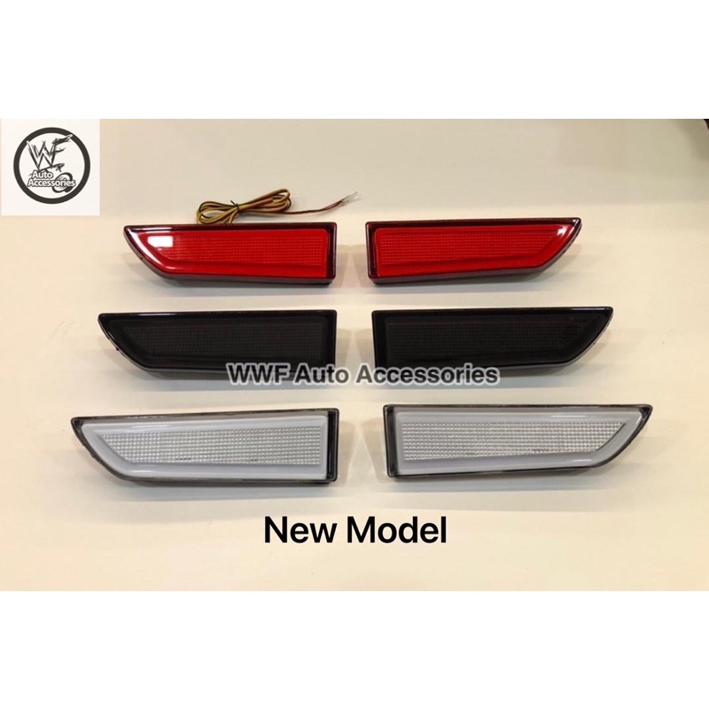Proton Persona / Gen 2 / Exora / Satria Neo กันชนหลังรถยนต์ LED Reflector / Light Bar 2 in 1 Functio