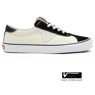 VANS SPORT CREAM BLACK SNEAKERS สินค้ามีประกันแท้