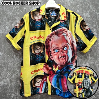 Cool Rocker : เสื้อเชิ้ตลาย Chucky สินค้าพร้อมส่ง ถ่ายจากสินค้าจริง