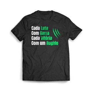 เสื้อผ้าผชเสื้อยืด พิมพ์ลาย Cada Luta Com Garra Cada Vitoria Com Um Rugido สําหรับผู้ชายS-5XL