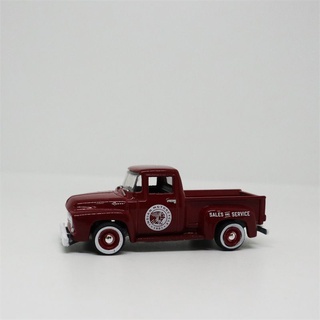 โมเดลรถยนต์ 1: 64 1954 Ford Pickup F-100 สีแดง