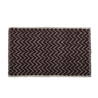 พรมเช็ดเท้า Zigzag รุ่น 399/2-1 ขนาด 45 x 70 ซม. สีน้ำตาล พรมเช็ดเท้า Zigzag Doormat No. 399/2-1 Size 45 x 70 cm. Brown