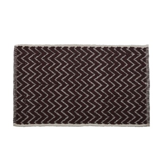 พรมเช็ดเท้า Zigzag รุ่น 399/2-1 ขนาด 45 x 70 ซม. สีน้ำตาล พรมเช็ดเท้า Zigzag Doormat No. 399/2-1 Size 45 x 70 cm. Brown