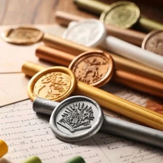 มี50สี ครั่งแท่ง ขี้ผึ้ง ใช้กับปืนกาวขนาด 11mm ได้ Sealing wax สำหรับทำตราประทับ ตกแต่งการ์ดแต่งงาน วันเกิด ของชำร่วย