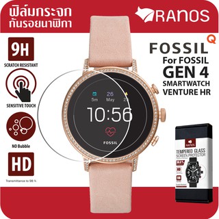 Ranos ฟิล์มกระจกนิรภัย กันรอย สำหรับ นาฬิกา FOSSIL GEN 4 SMARTWATCH VENTURE HR 40 mm.