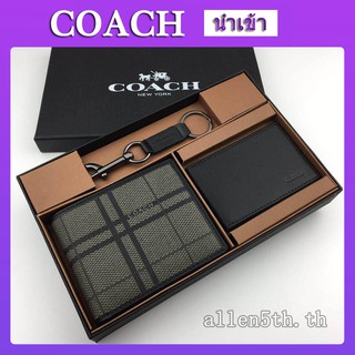 กระเป๋าสตางค์ Coach แท้ F74699 กระเป๋าสตางค์ผู้ชาย / Wallets / กระเป๋าเงิน / กระเป๋าตัง / กระเป๋าสตางค์ใบสั้น