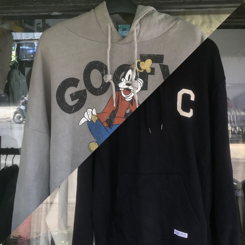 Disney Art Goofy Hoodie + Navy Covernat Hoodie