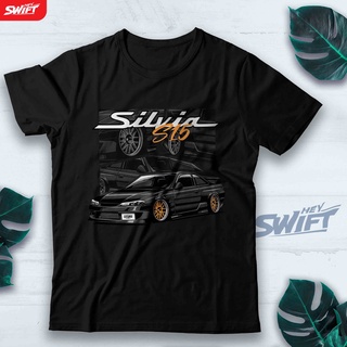 [S-5XL]เสื้อยืด ลาย Nissan Silvia S15 JDM DISTRO