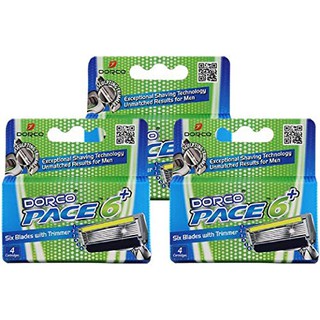 DORCO : DRCAMZ003* ใบมีดโกน Pace 6 Plus (16 Cartridges)