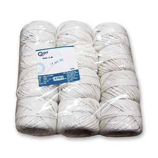 คิวบิซ เชือกขาวมัดพัสดุ 30 เส้น x 12 ม้วน101356Q-Biz White Rope 30 pcs x 12 Rolls Q-Biz White Rope 30 pcs x 12 Rolls 101