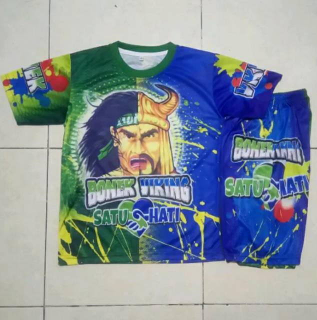 Kids Jersey Bonek Viking One Heart Persebaya Persib การพิมพ์ชุดเด็กล่าสุด