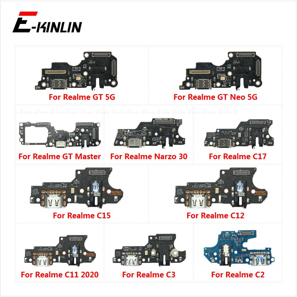 บอร์ดเชื่อมต่อสายชาร์จ USB สําหรับ OPPO Realme GT Master Neo Narzo 30 5G C17 C15 C12 C11 C3 C2