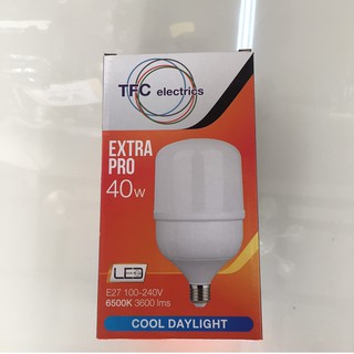 หลอดไฮเพาเวอร์ LED TFC 40W เดย์ไลท์ (หลอดไฟใช้ส่องสวางตามตลาดนัด)