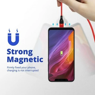 Fonken 3A สายเคเบิลแม่เหล็ก USB ชาร์จเร็ว สายชาร์จ Type C