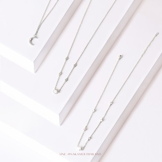 Nakamol - Opal collection - Silver Necklace
