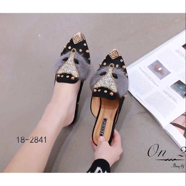 Tory burch shoes รองเท้าหน้าFox