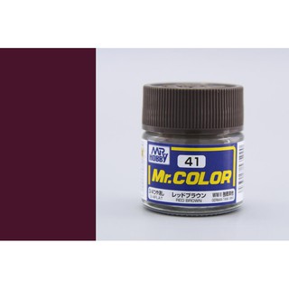 สีสูตรทินเนอร์ Mr.color C41 Red Brown Flat 10ml