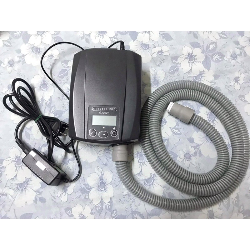 🔥 ส่งฟรี 🔥 ถูกที่สุด เครื่องอัดอากาศขณะหายใจเข้า CPAP ยี่ห้อ SEFAM รุ่น EcoStar Info (มือ2 ไม่เคยใช้