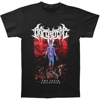 T-shirt  Gildan เสื้อยืด ผ้าฝ้ายแท้ พิมพ์ลาย Archspire สีดํา สําหรับผู้ชายS-5XL