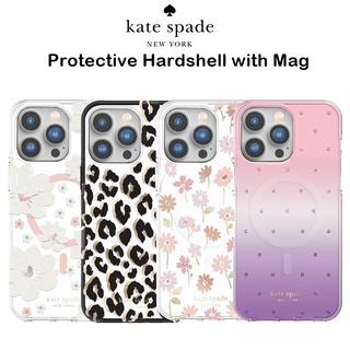 Kate Spade Protective Hardshell with Mag เคสกันกระแทกเกรดพรีเมี่ยม เคสสำหรับ iPhone 14Pro/ 14Promax (ของแท้100%)