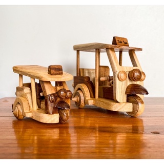 รถตุ๊กตุ๊ก รถตุ๊กตุ๊กไม้ ของที่ระลึกไทย wooden tuk tuk Thai …