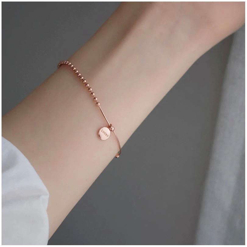 สร้อยข้อมือ สร้อย สร้อยเงิน 925 Mini Lucky เครื่องประดับแฟชั่น สร้อยข้อมือโชคดี สร้อยข้อมือแฟชั่น ❤สินค้าพร้อมส่ง❤