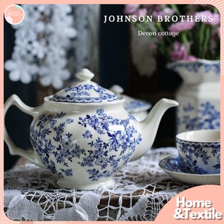 【พร้อมส่ง】กาน้ำชาเซรามิค แบรนด์ Johnson Brothers | Devon cottage