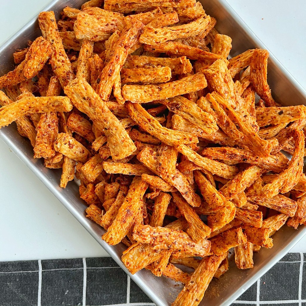 (เจ) น้ำพริกฟองเต้าหู้กรอบ By SP FOODS ไม่มีส่วนผสมของเนื้อสัตว์ น้ำพริก เห็ดเข็มทอง สาหร่าย - รูปที่ 4