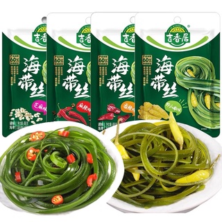 สาหร่ายดอง พร้อมส่ง(吉香居香辣海带丝)ขนาด 88g เป็นเครื่องเคียงที่นิย…