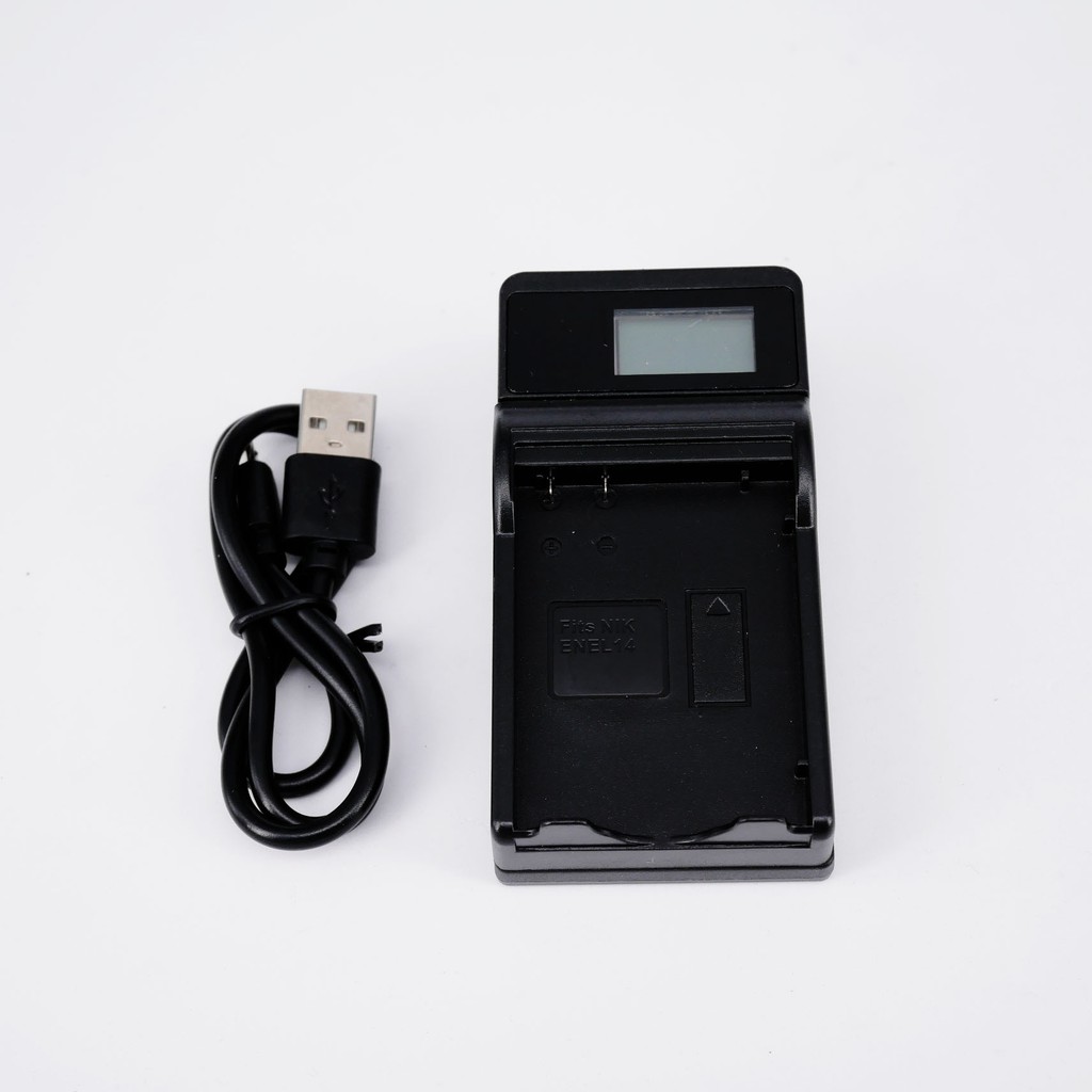 ที่ชาร์จแบตเตอรี่กล้อง LCD BATTERY CHARGER NIKON EN-EL14 SMALL for Nikon D5100/D3100/D3200/D3300/Coo